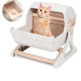 Arenero Gatos Semi-automático